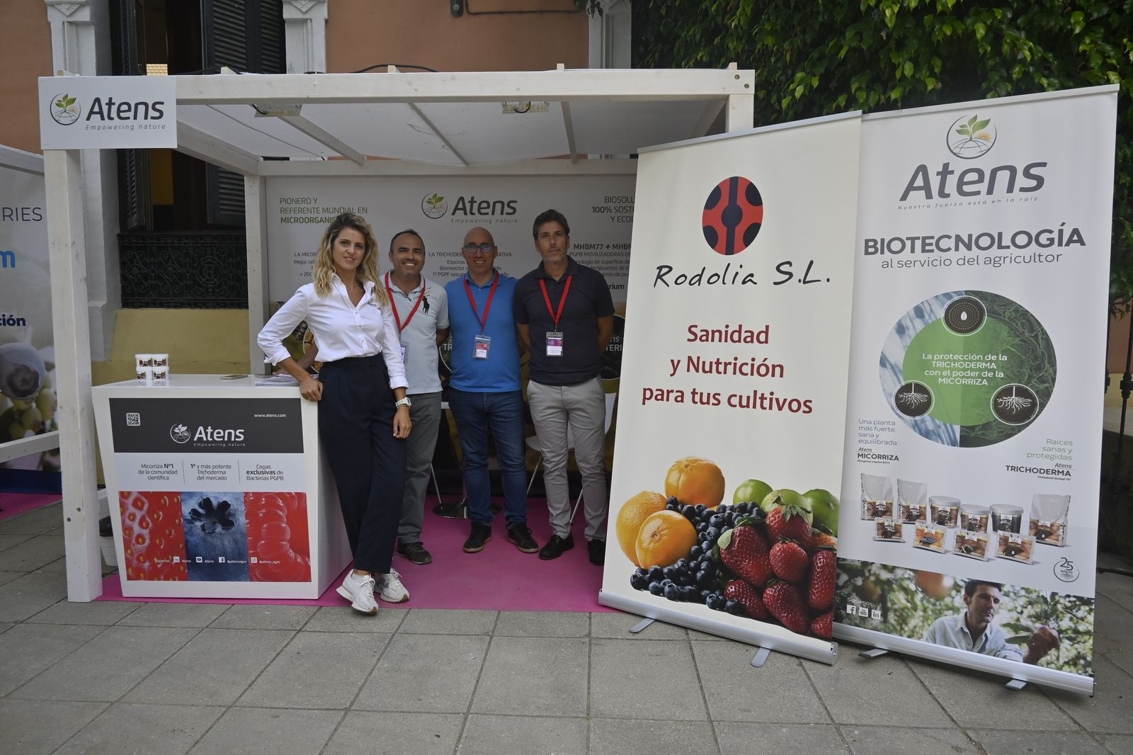 Los Stands participantes en el 8º Congreso Internacional de Frutos Rojos en Huelva