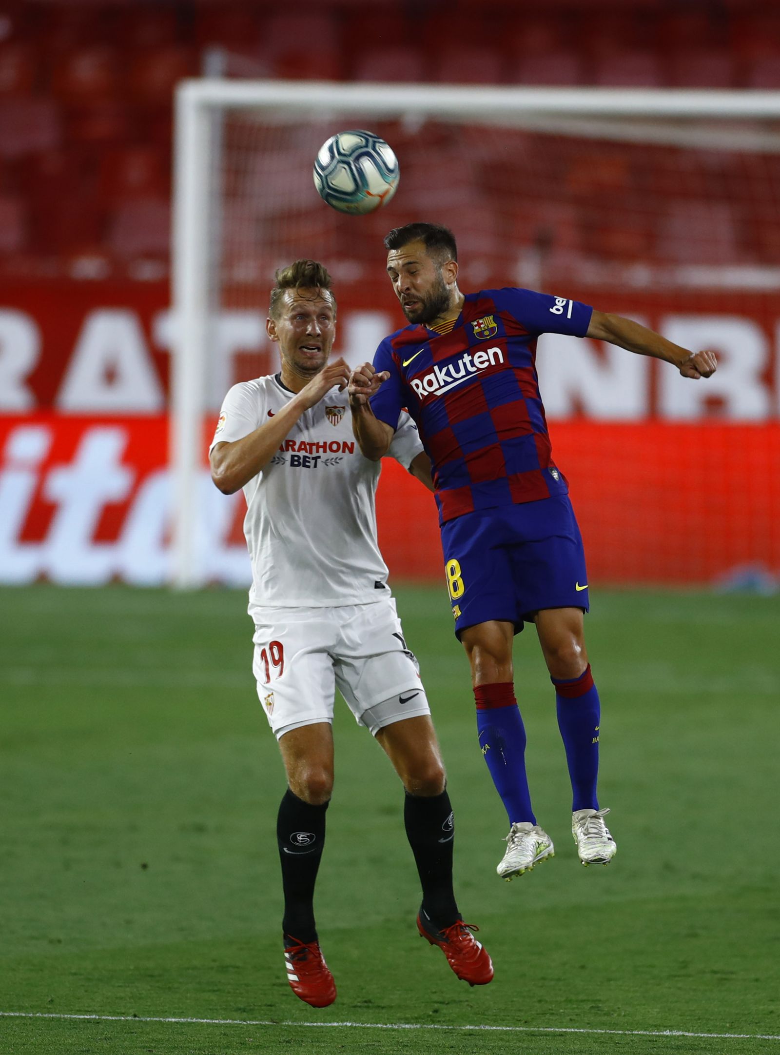 Las imágenes del Sevilla-Barcelona