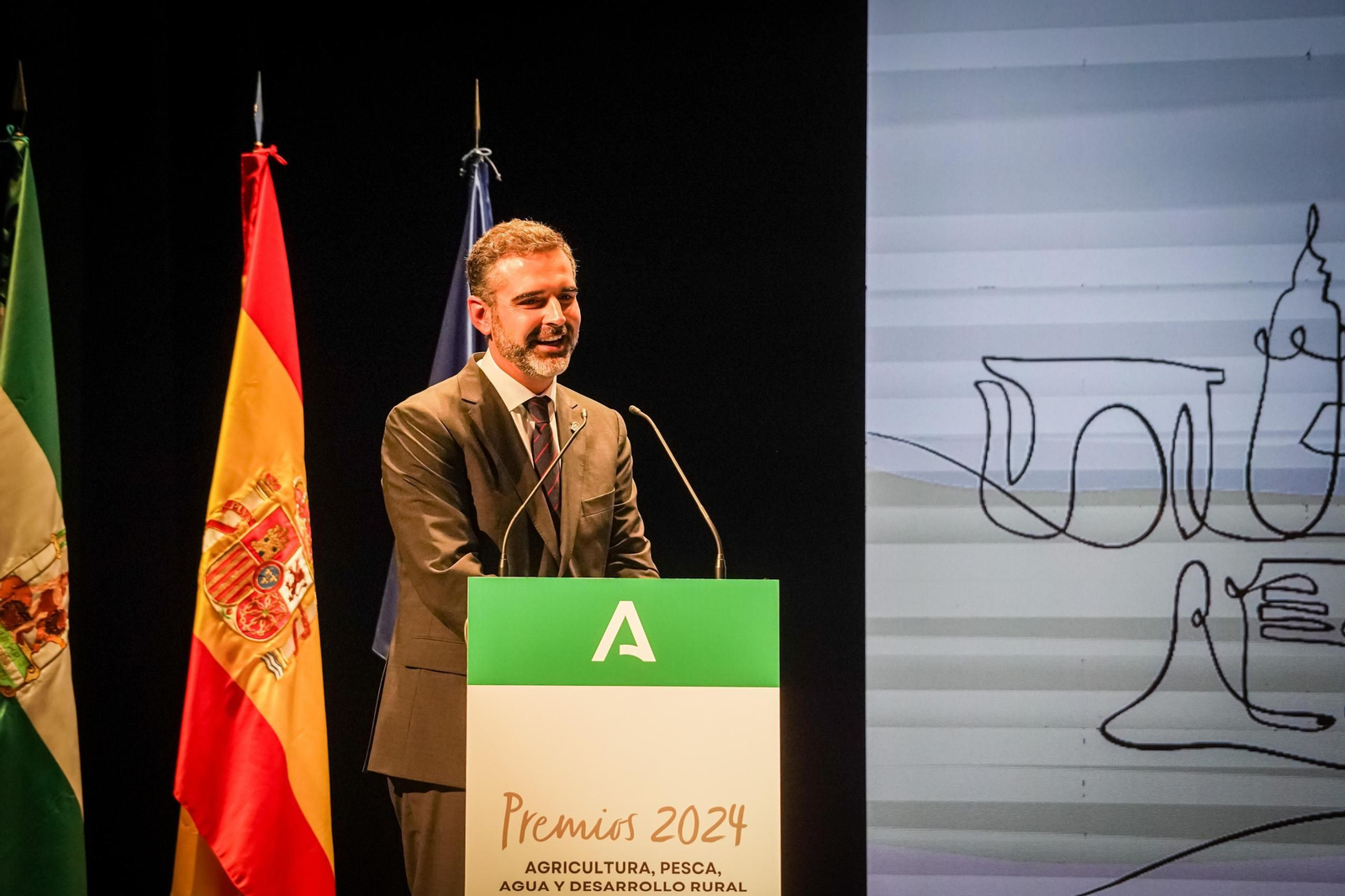 Fernández Pacheco en los premios de 2024.