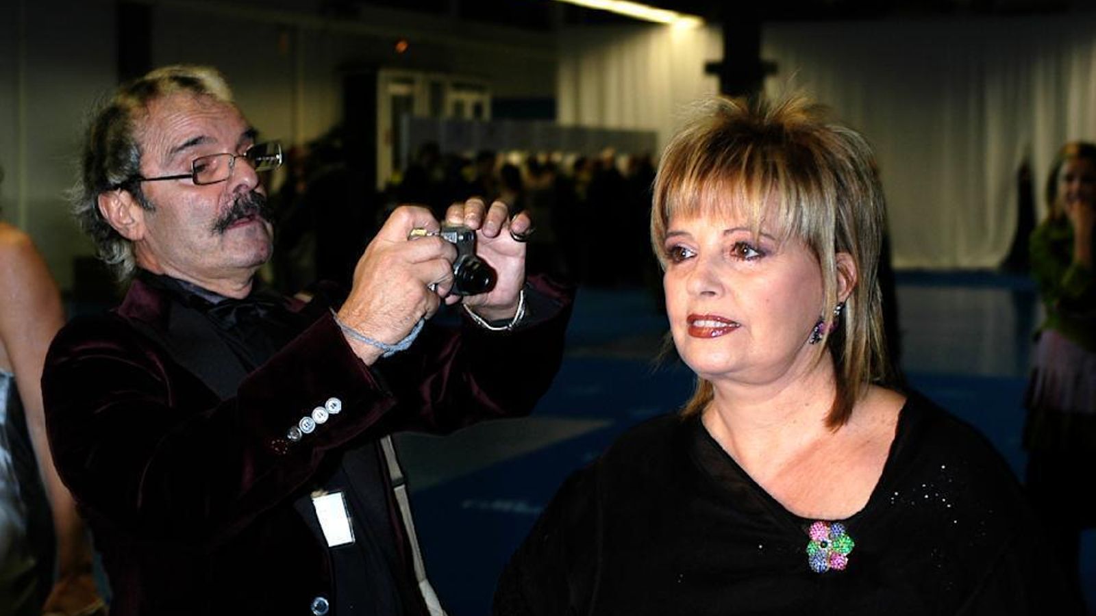 Mariñas hace una foto a María Teresa Campos en la década de los 2000. Mariñas hace una foto a María Teresa Campos en la década de los 2000.