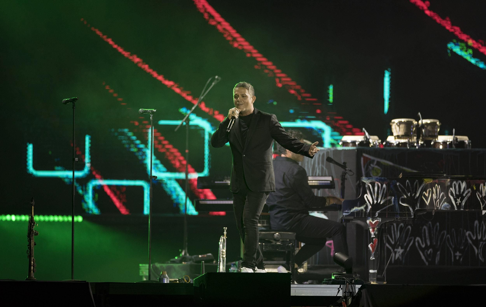 Las imágenes del concierto de Alejandro Sanz