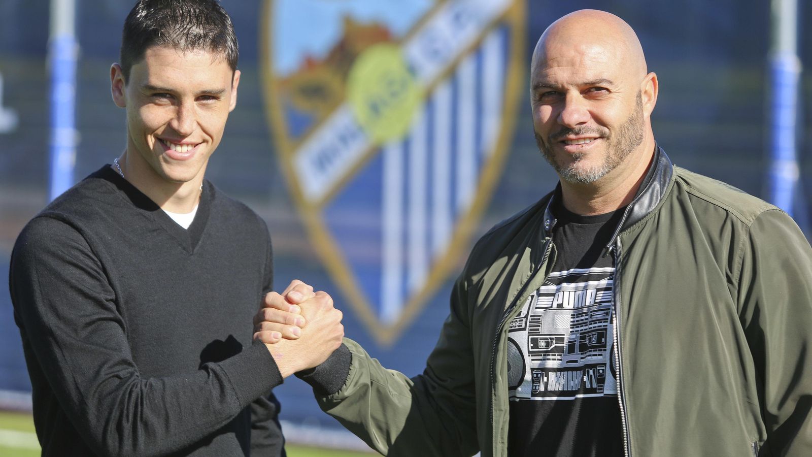 Ricca y Bravo, posando para Málaga Hoy. Ricca y Bravo, posando para Málaga Hoy.