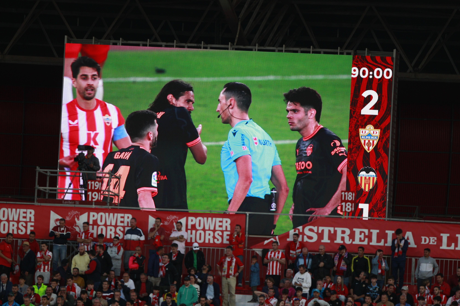 Fotogalería del partido de la Liga Santander, U.D. Almería-Valencia