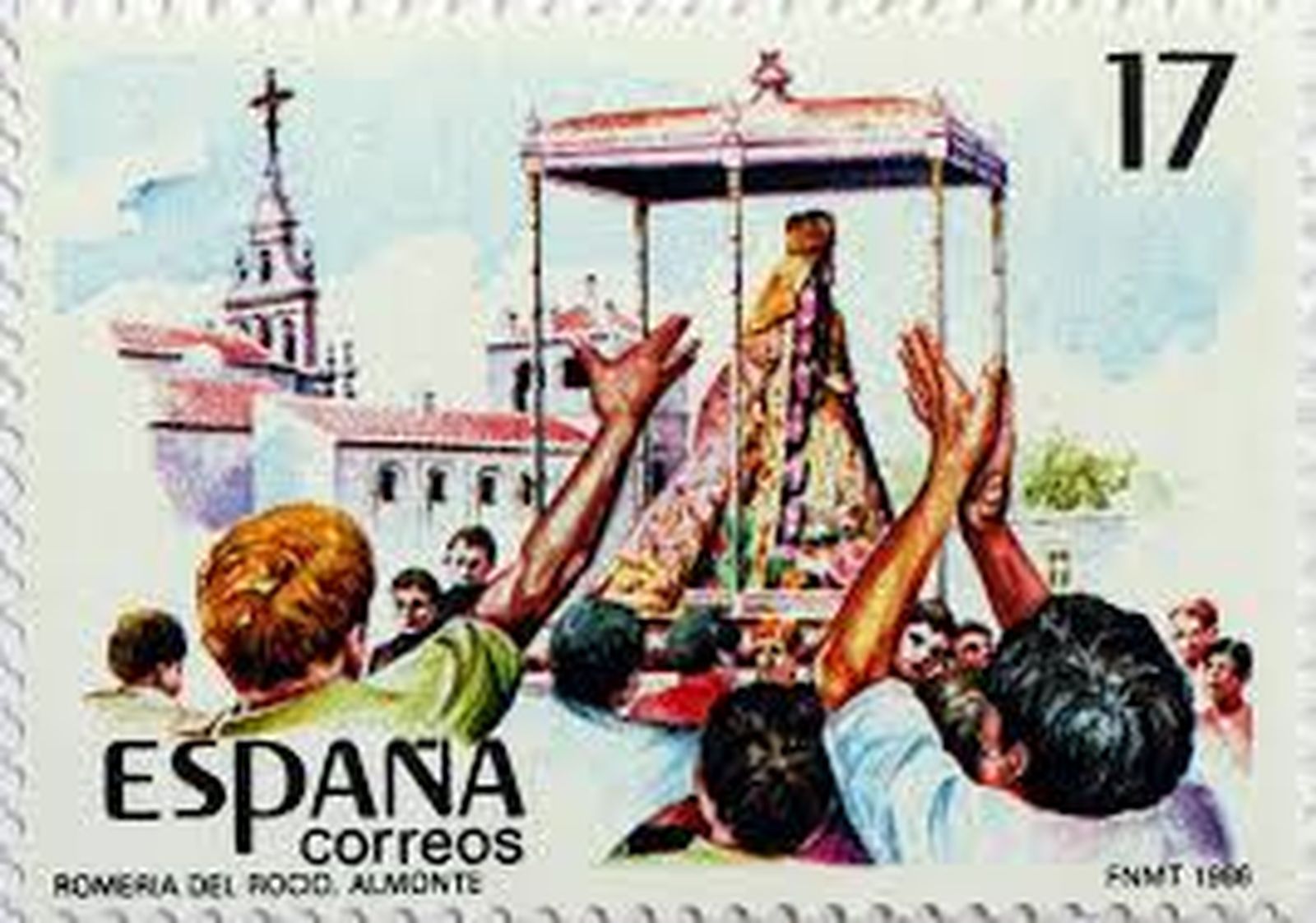 Otro de los sellos sobre la romería de El Rocío.
