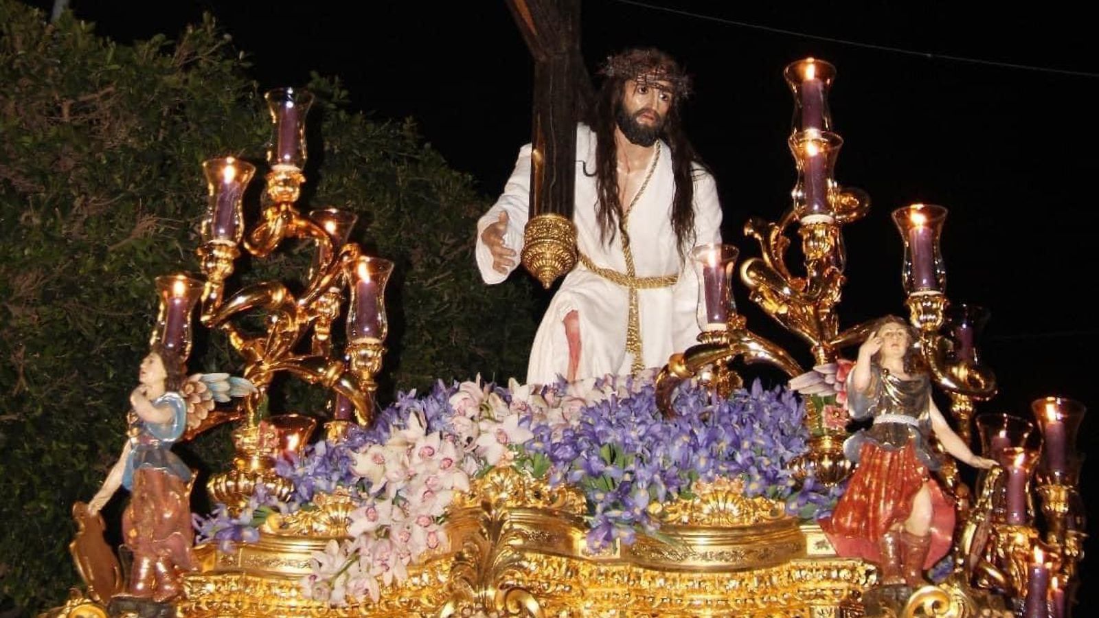 Procesión del Paso Blanco en Huércal-Overa.