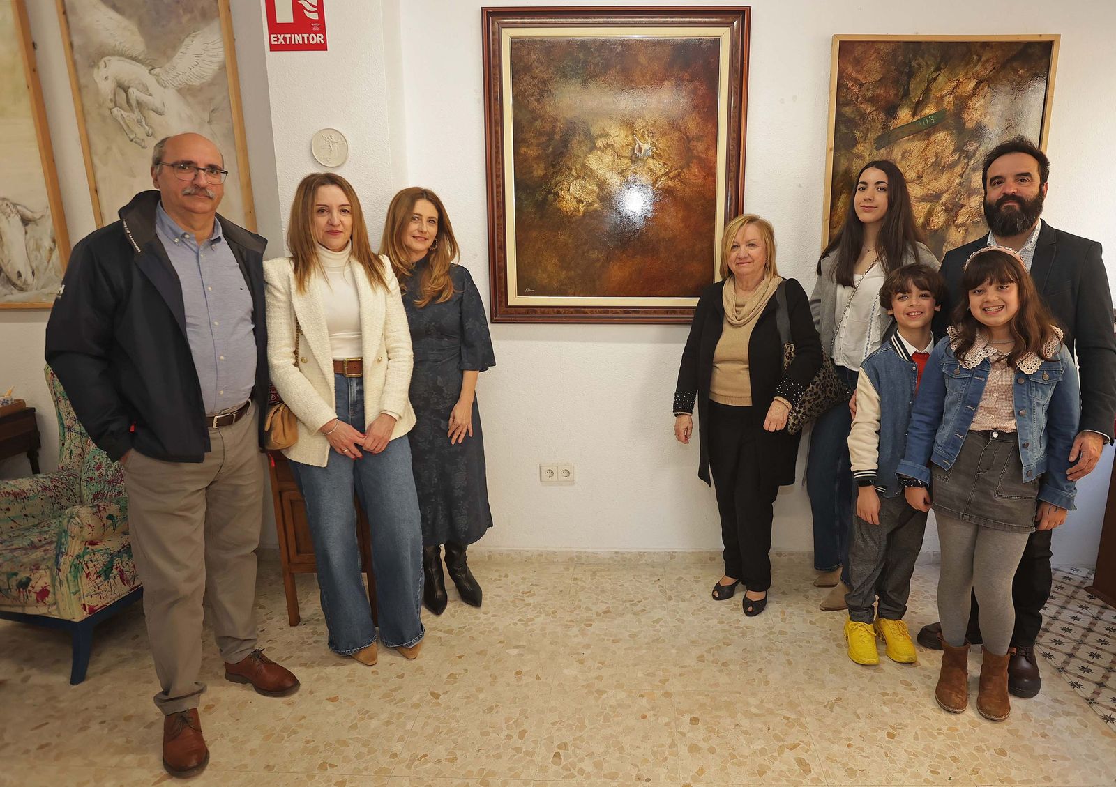 Fotos de la exposición de Juan Zahara en la asociación cultural Alarte de Algeciras