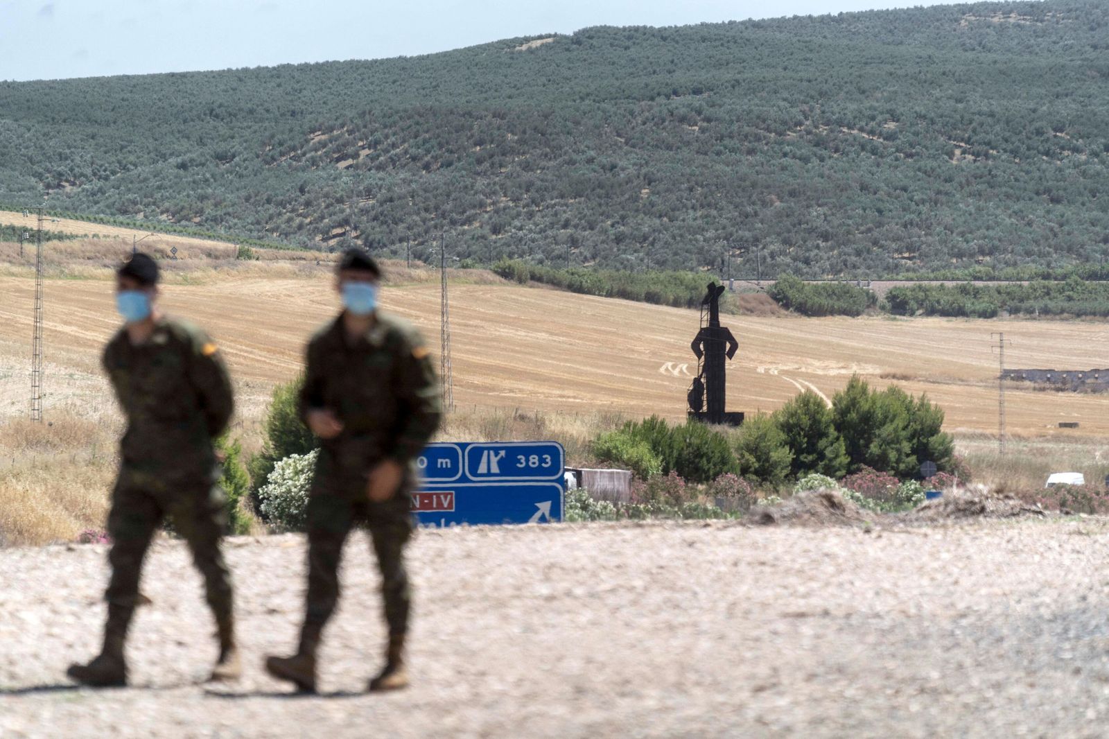 Terrenos de la futura base logística del Ejército en Córdoba.