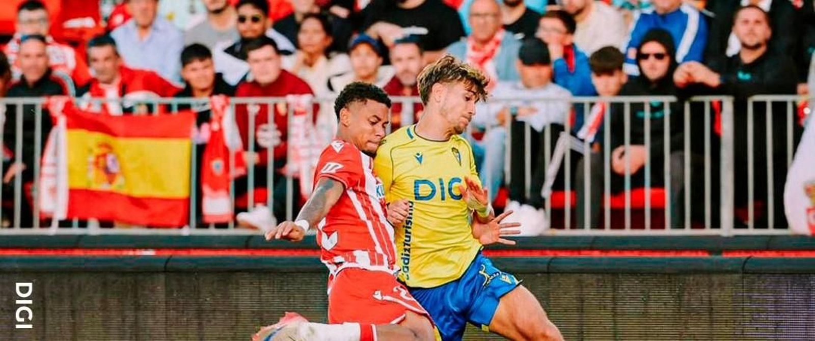 De la Rosa en el partido contra el Almería.