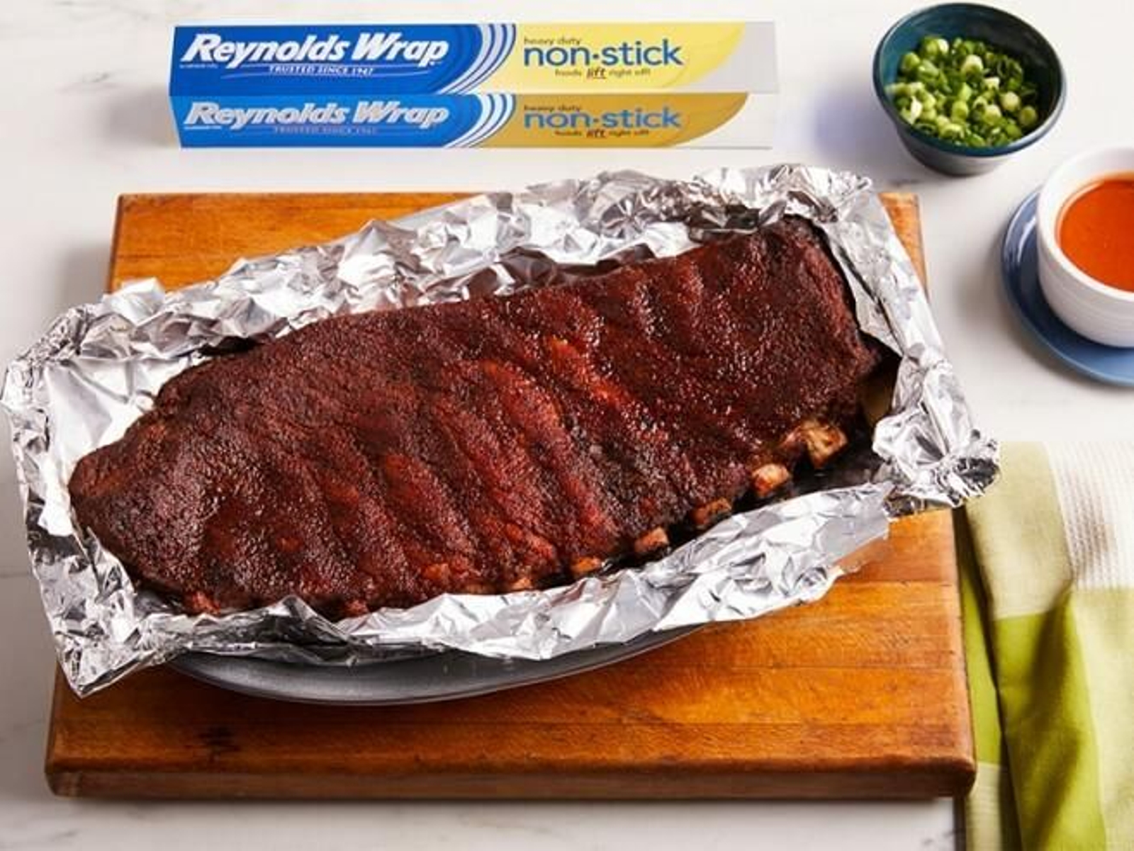 Un costillar listo para comer