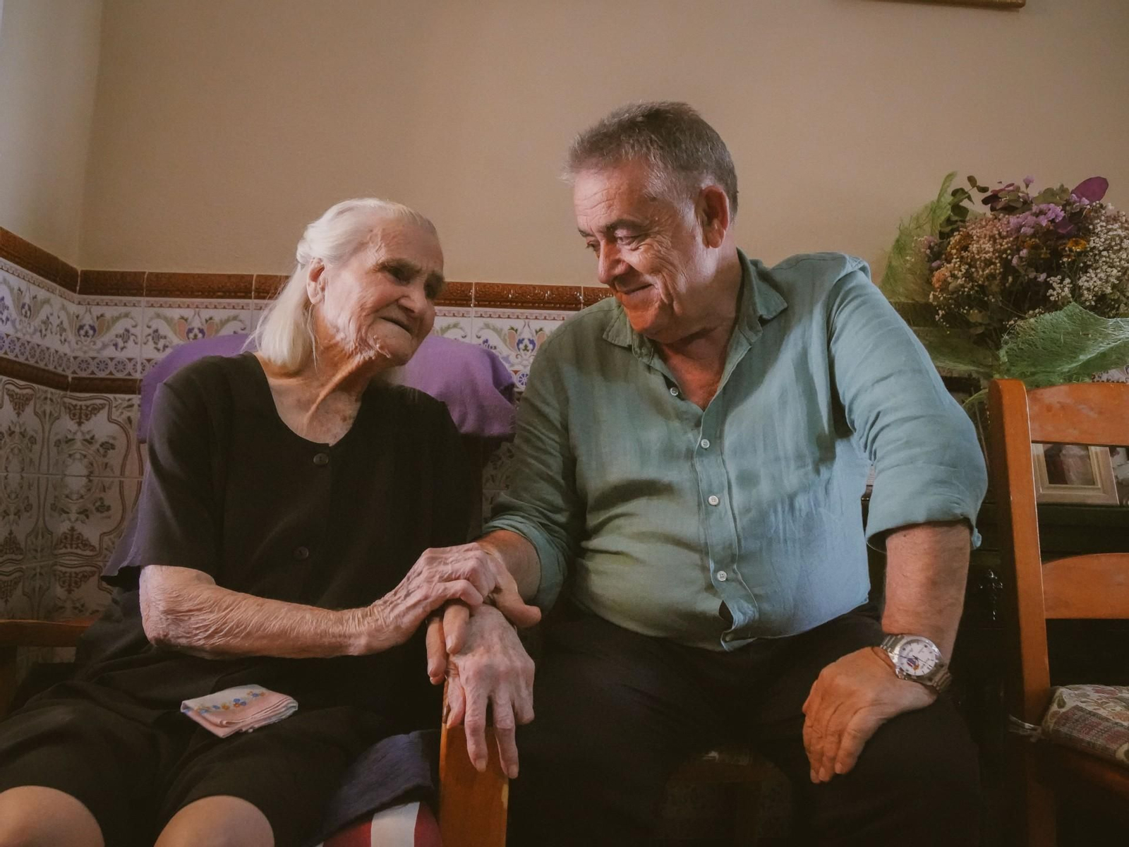 Dolores Triana con Francisco Bella.