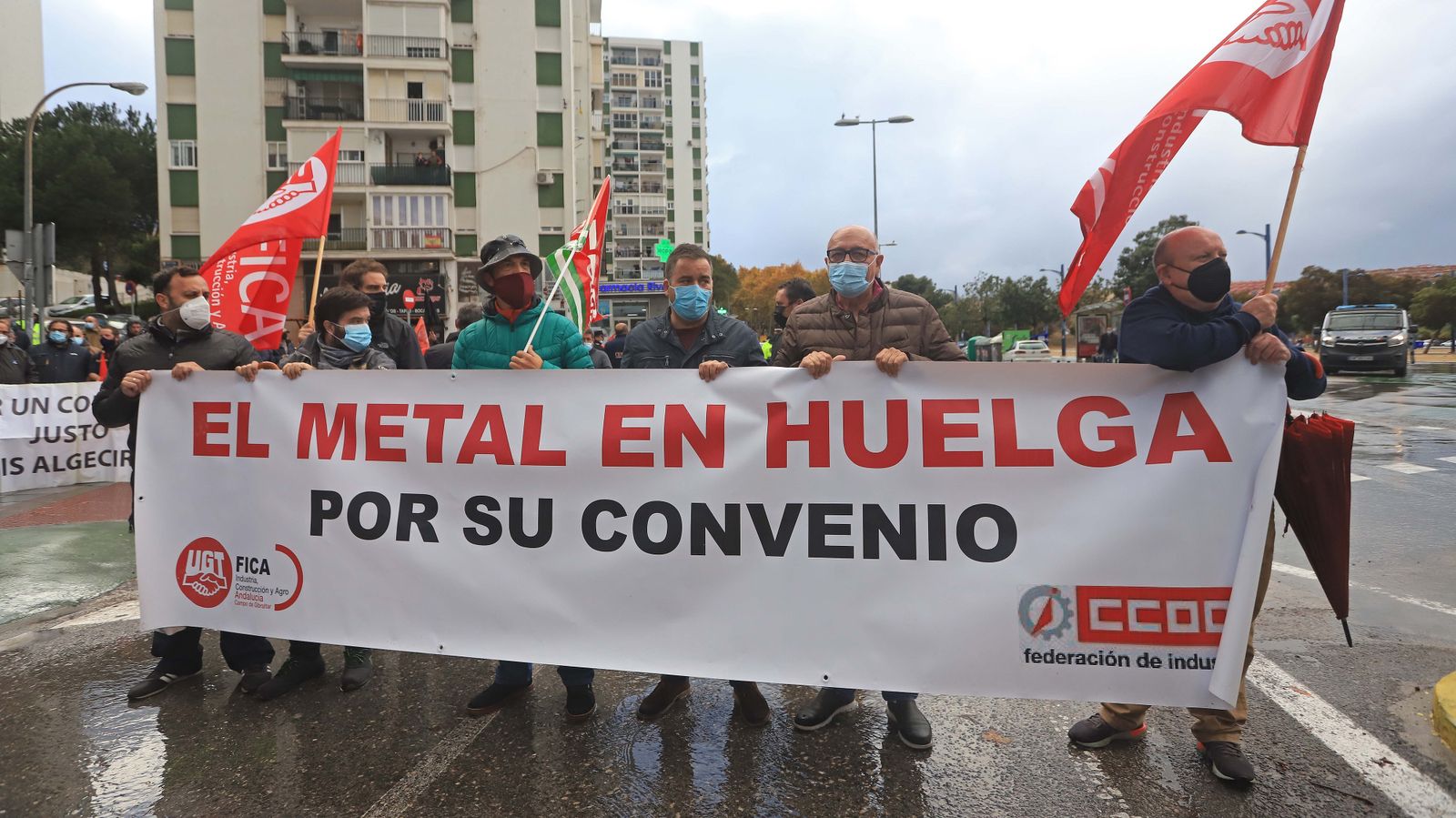 Fotos de la manifestación del metal en Algeciras
