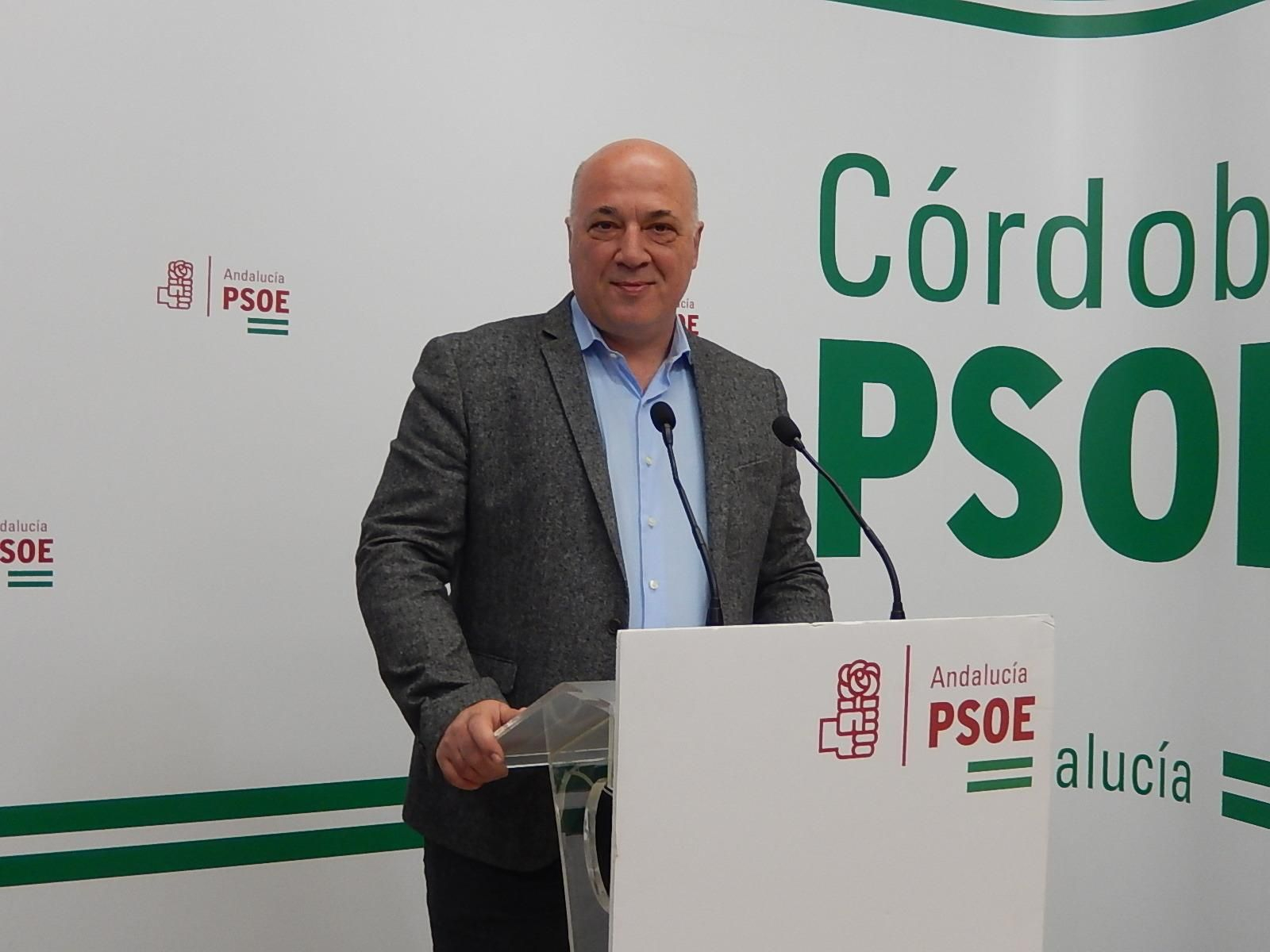 Antonio Ruiz, en la sede del PSOE de Córdoba.