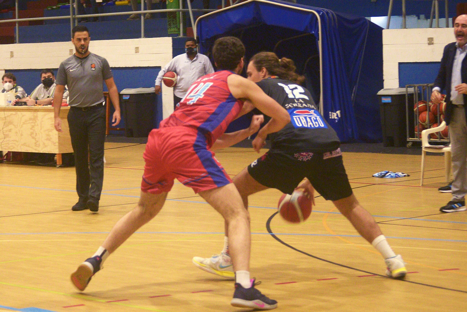 Paritdo entre  la Unión linense  de balocesto y CB La Zubia