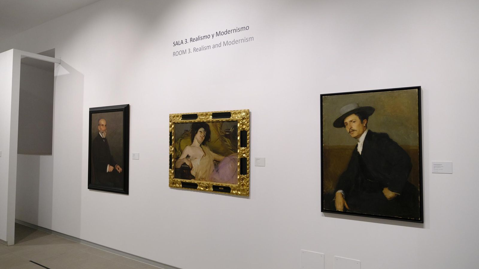 En la sala 3 ya aparece el Modernismo.