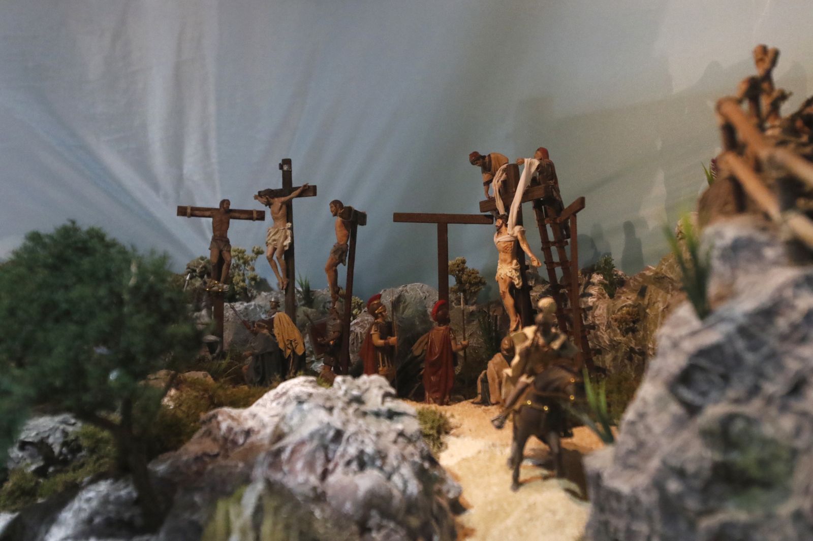 Un recorrido en fotografías por el belén pasionista del centro comercial Zoco de Córdoba