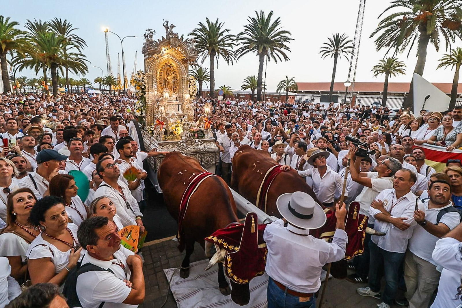 Magna Mariana Huelva 2025: Imágenes de la Virgen de los Milagros en su llegada a Huelva