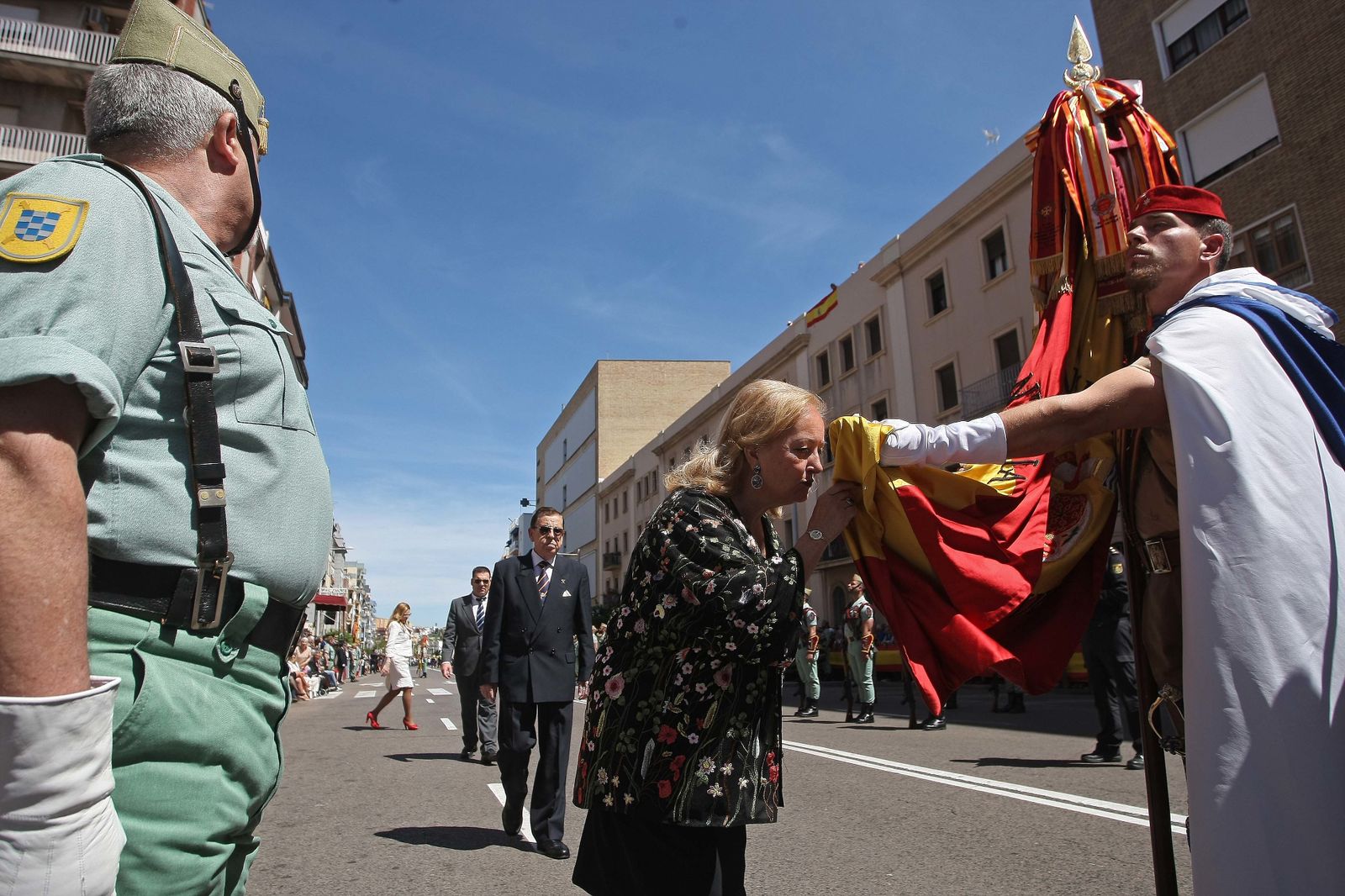 La jura de bandera civil que se celebró en Algeciras en mayo del año pasado
