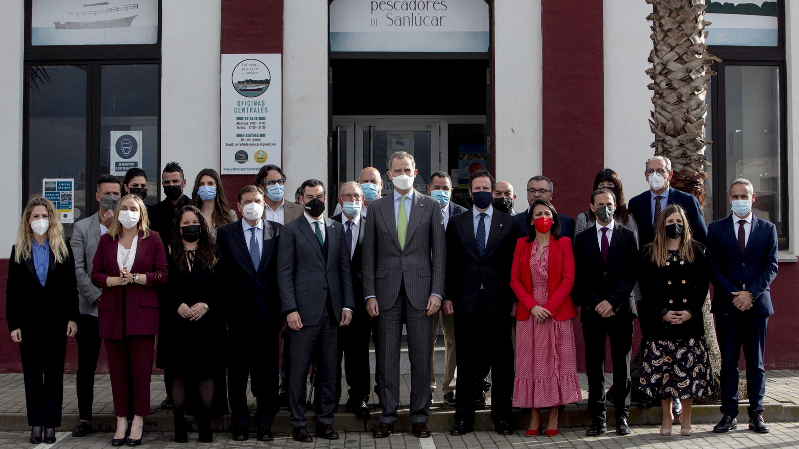 La visita del Rey Felipe VI a Sanlúcar, en imágenes