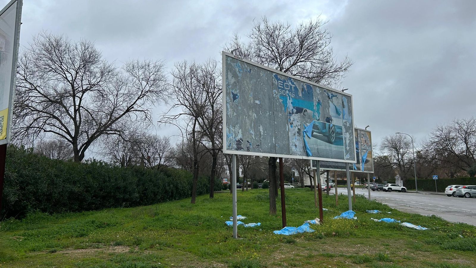 Estado actual del espacio en el que se habilitará el parque canino