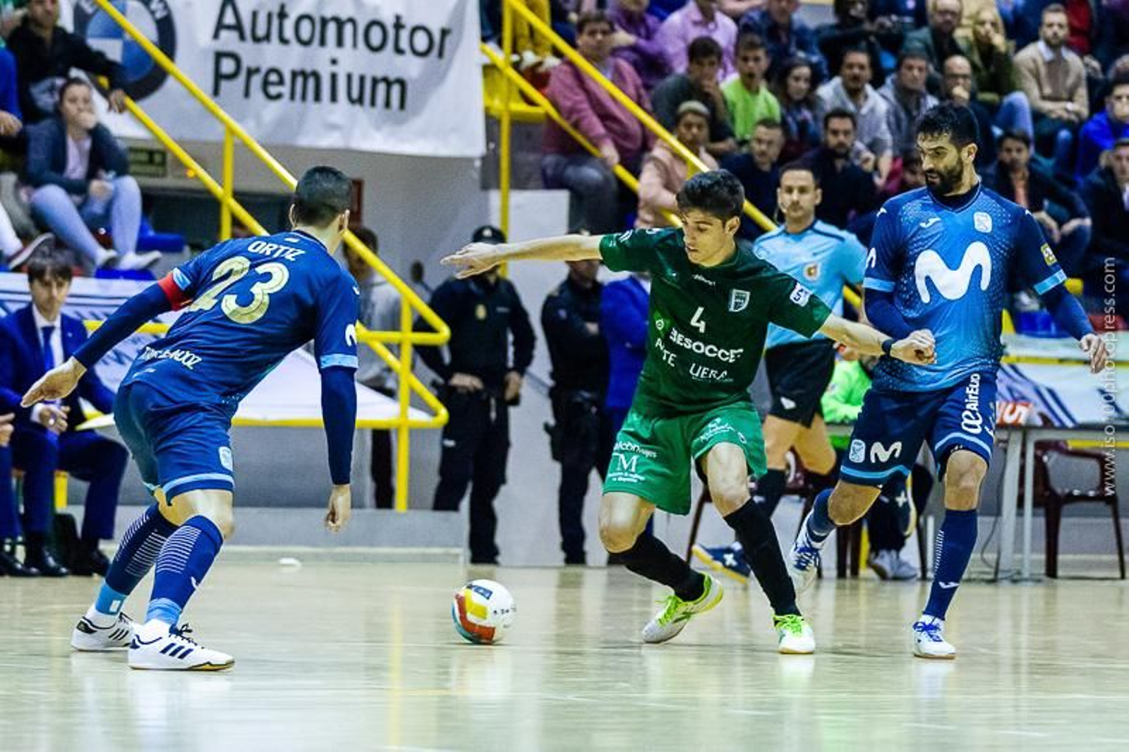 Fernando Torres, en el encuentro liguero de la primera vuelta ante el Movistar Inter. Fernando Torres, en el encuentro liguero de la primera vuelta ante el Movistar Inter.