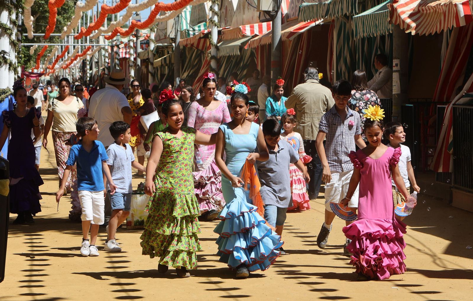 Ambiente el sábado de Feria