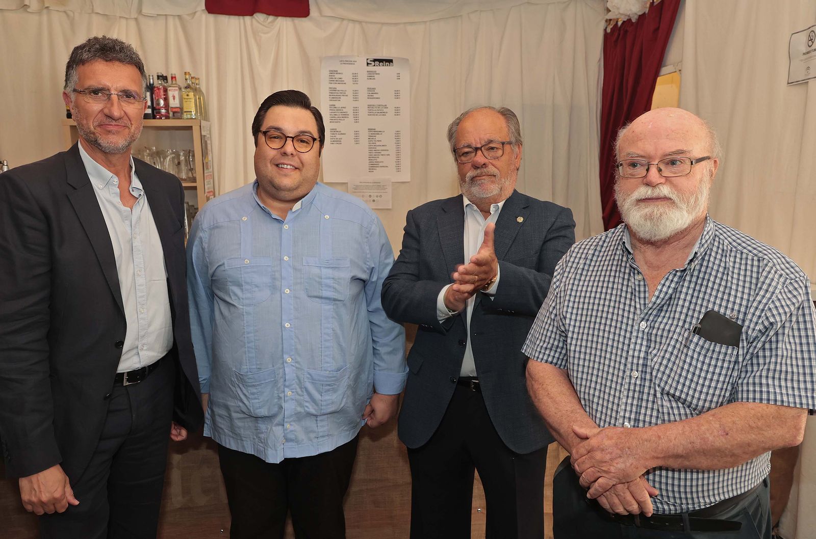 Imágenes de la recepción en la caseta La Providencia en la Feria Real de Algeciras