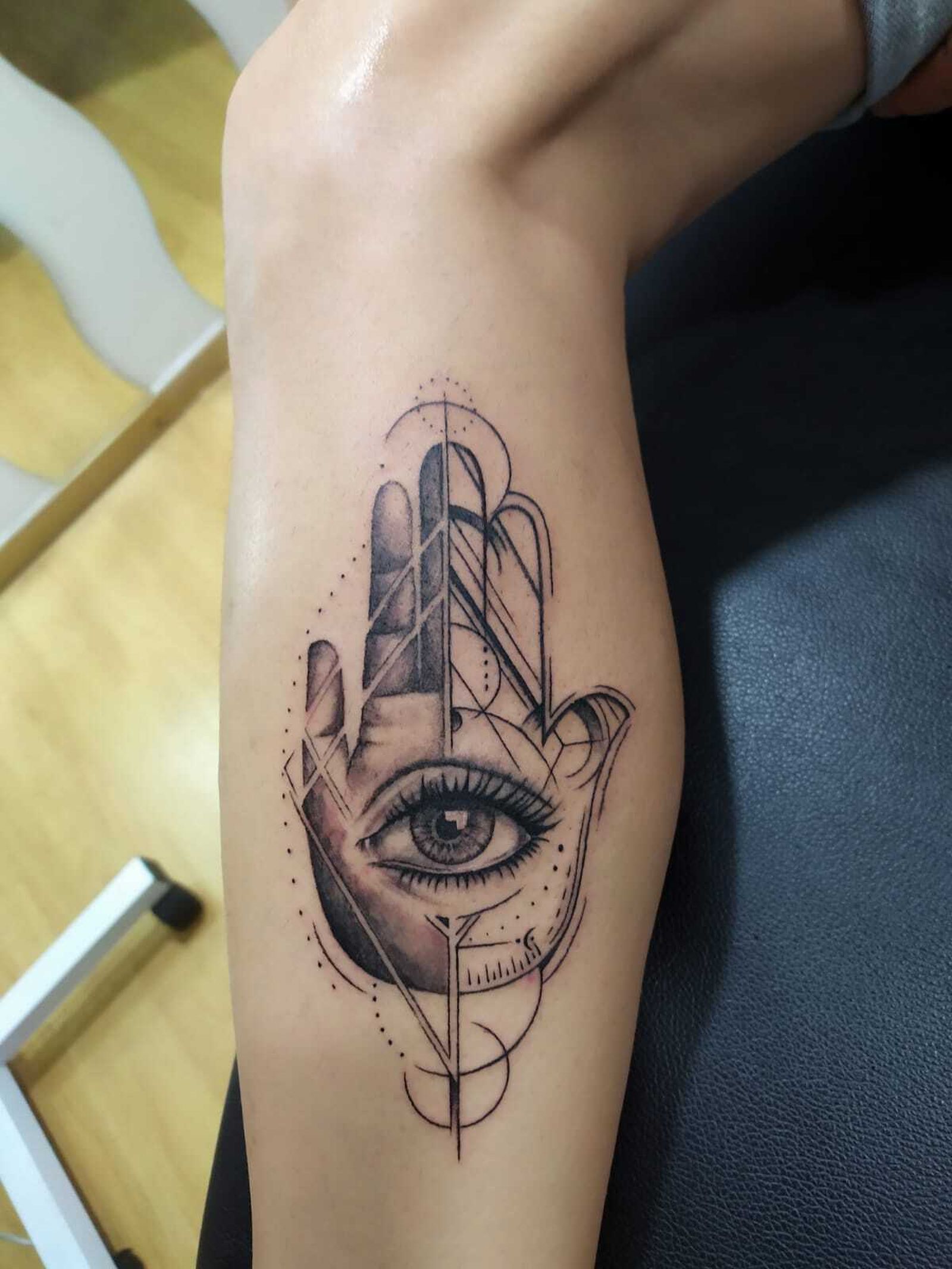 Tatuaje realizado por Fernando Sánchez.