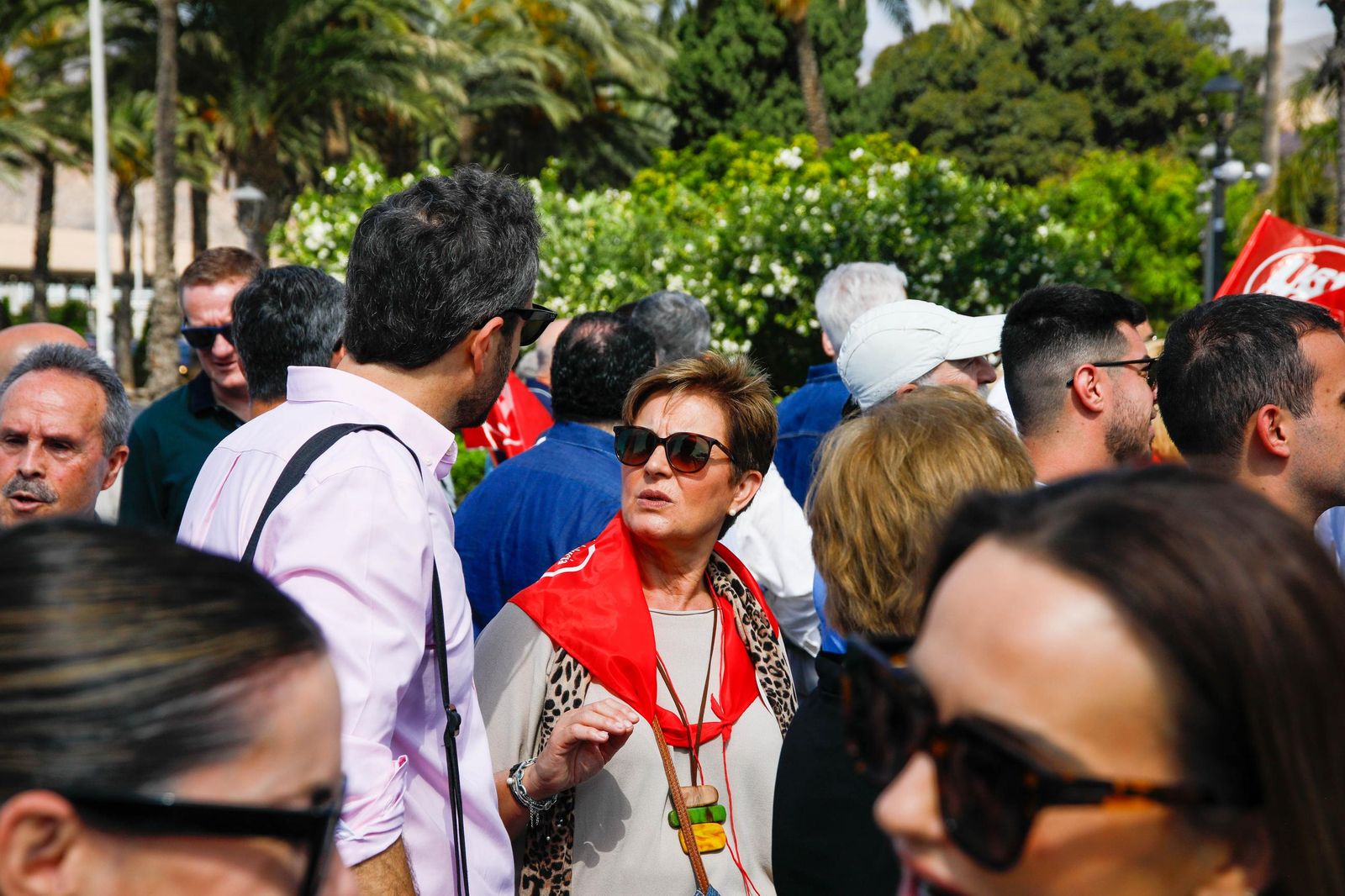 Las imágenes de la manifestaciones del 1 mayo en Almería, Día del Trabajador