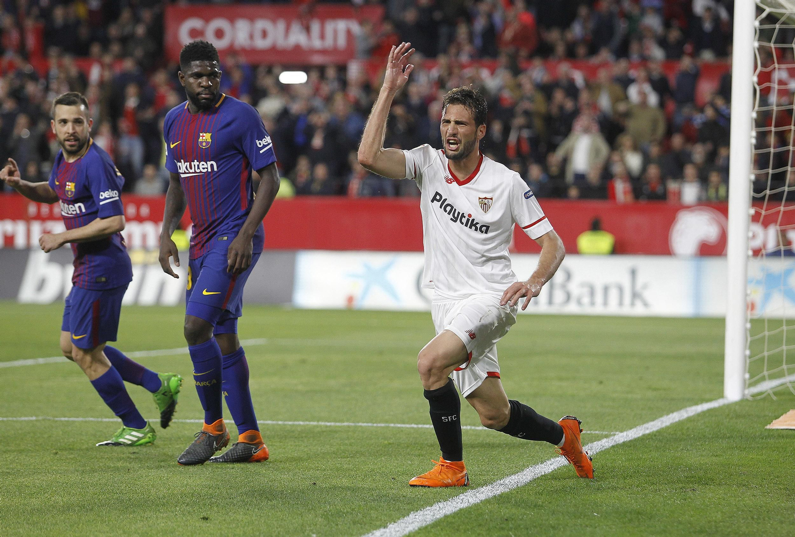 El Sevilla FC-Barcelona, en imágenes