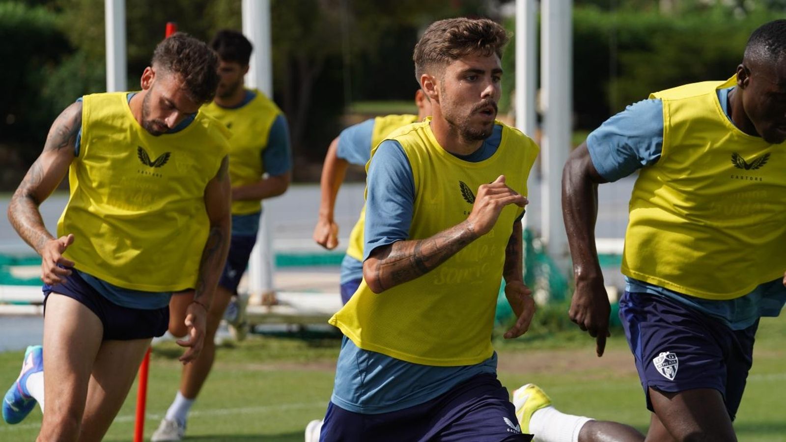 Los futbolistas rojiblancos siguen preparándose para la nueva temporada.