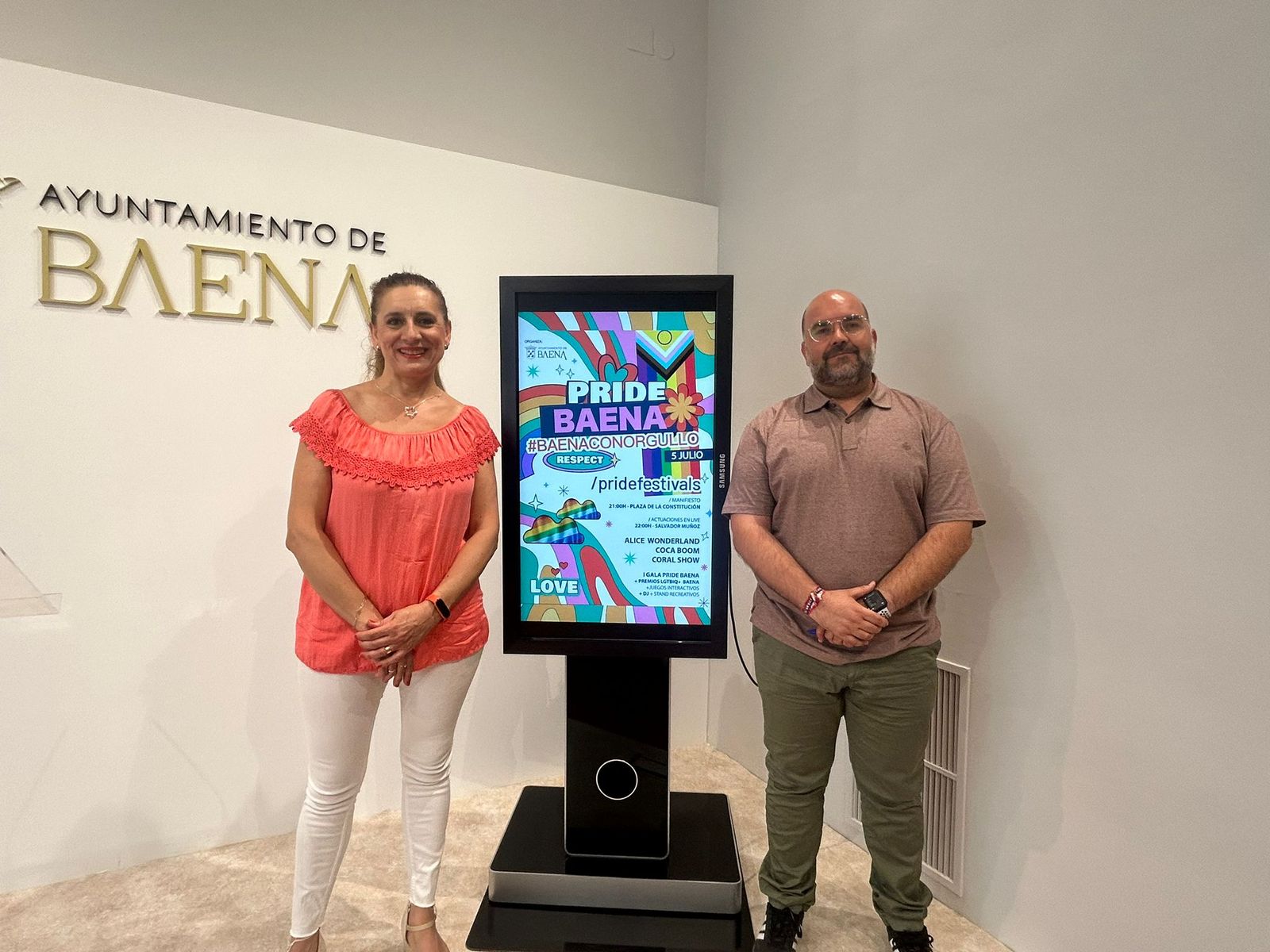 Presentación de la I Gala del Orgullo de Baena.