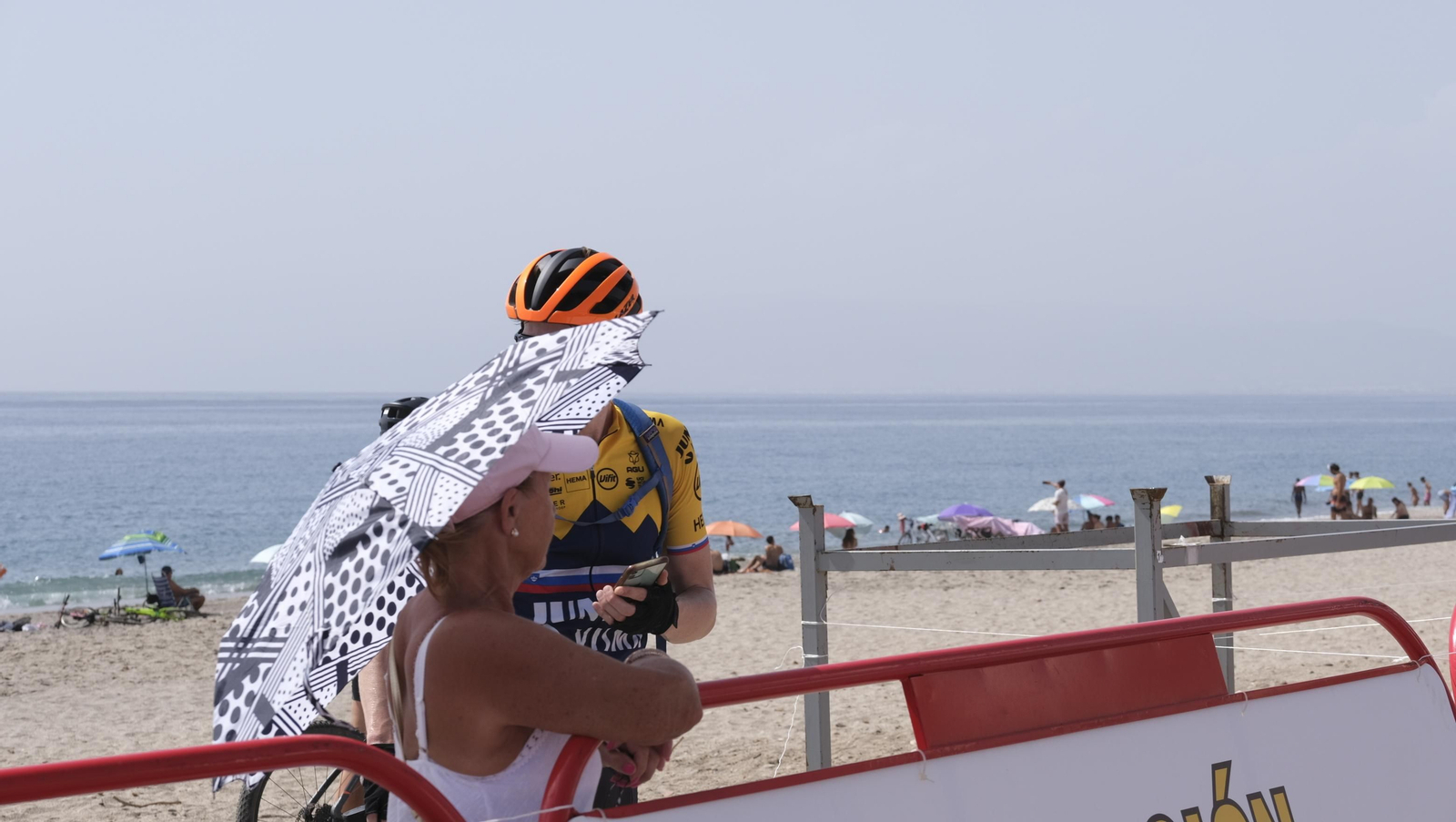 Imágenes de la etapa de la Vuelta a España con llegada en Cabo de Gata, Almería