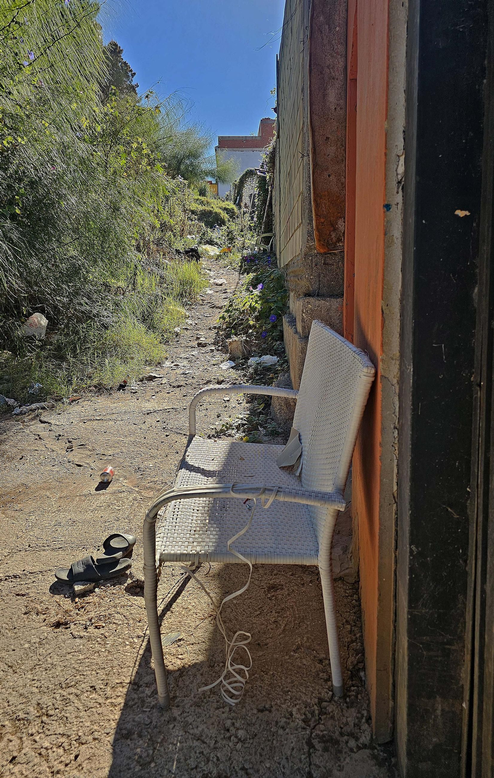 Fotos de los desperfectos de la barriada de La Capelina en Algeciras