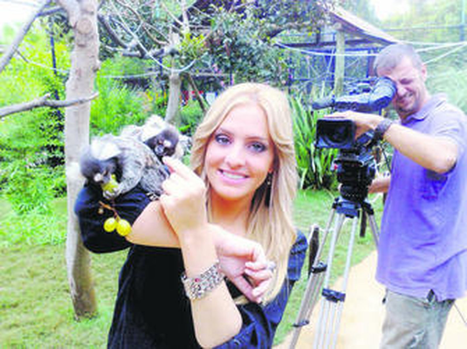 Tutti Márquez en la presentación de 'Animales en familia'.
