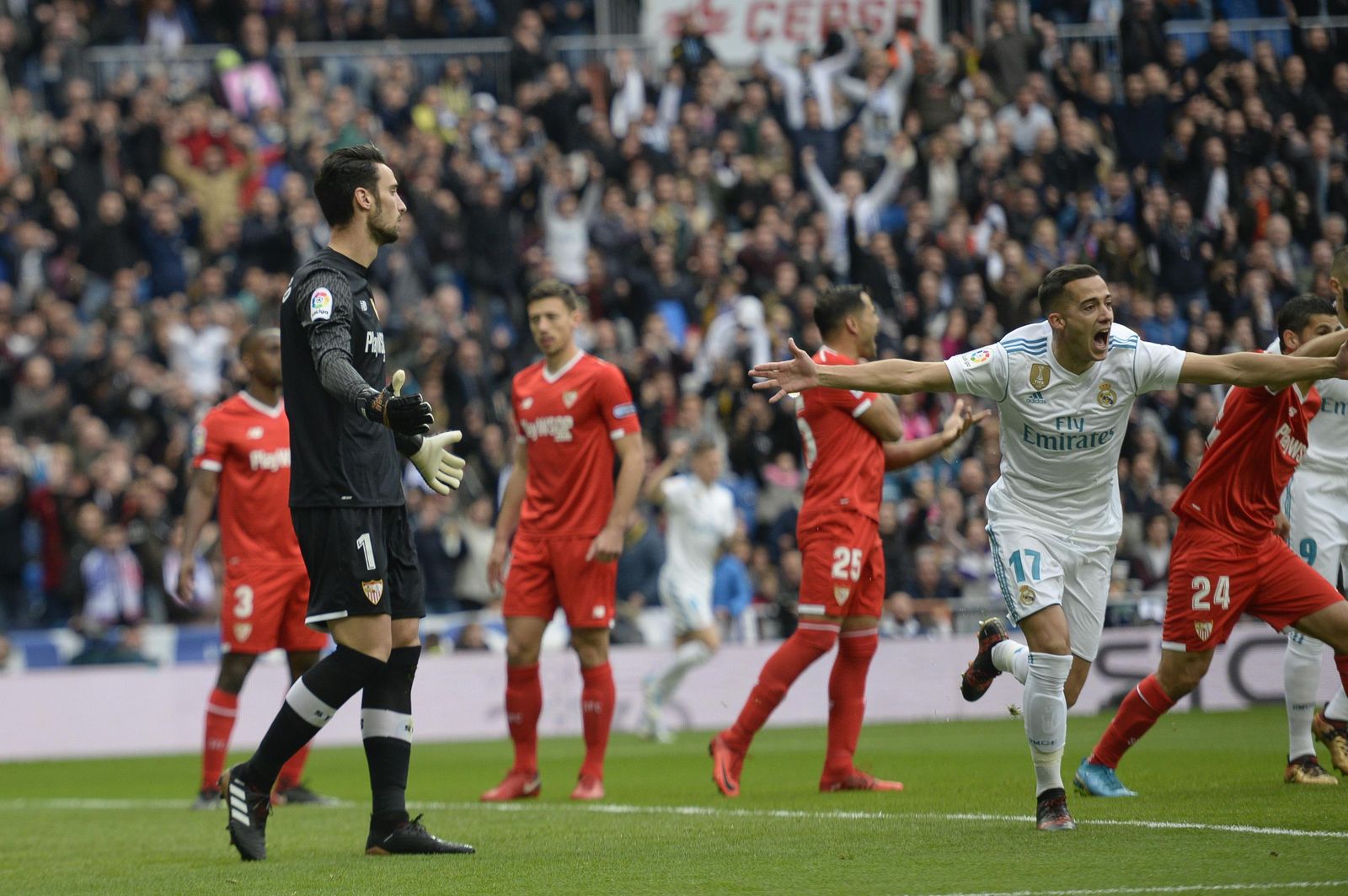 Las imágenes del Real Madrid-Sevilla