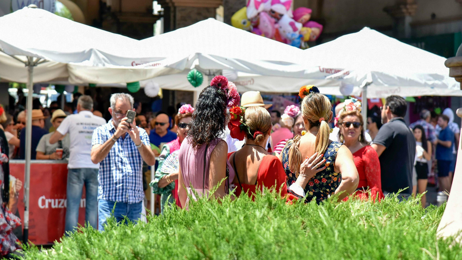 Domingo rociero de  la Linea de la Concepción en imagenes