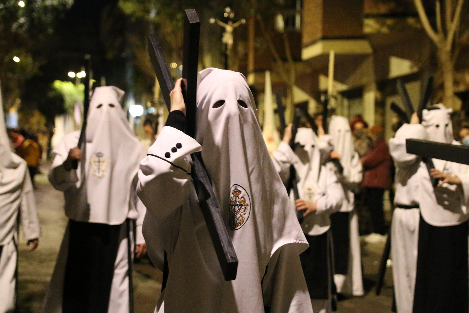 La procesión del Silencio de Almería, en imágenes