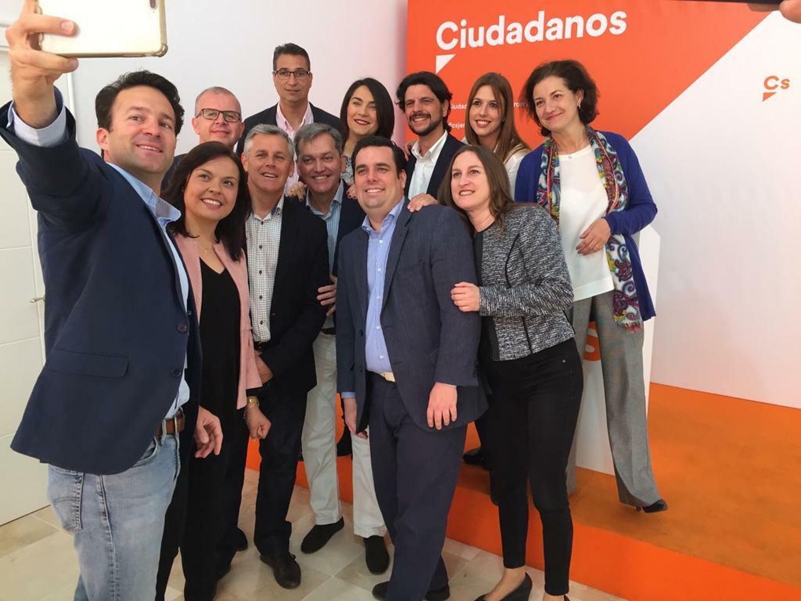Integrantes de la lista de Ciudadanos.