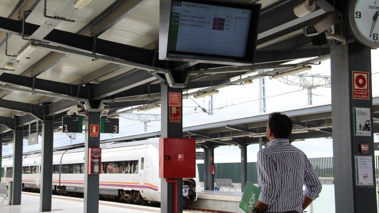 Estación de tren de Huelva.