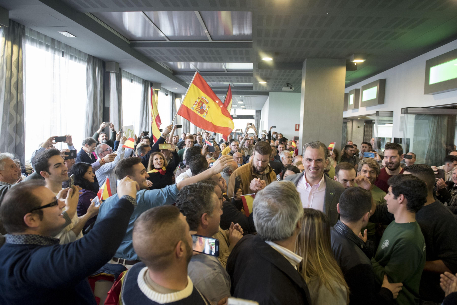 Imágenes del acto de Vox en Granada