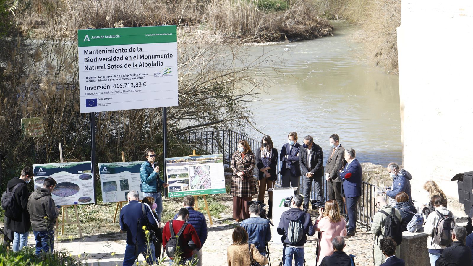 Presentación del proyecto de mantenimiento de los Sotos de la Albolafia.