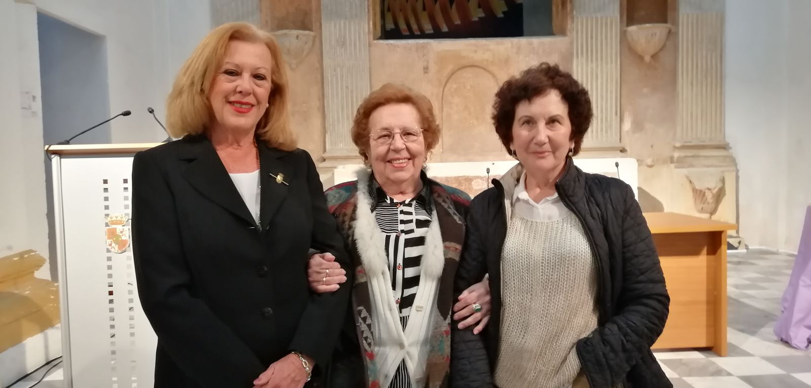 Remedios Parodi, Conchi Rodríguez y Juani Cárdenas, primeras concejalas del Ayuntamiento de Puerto Real