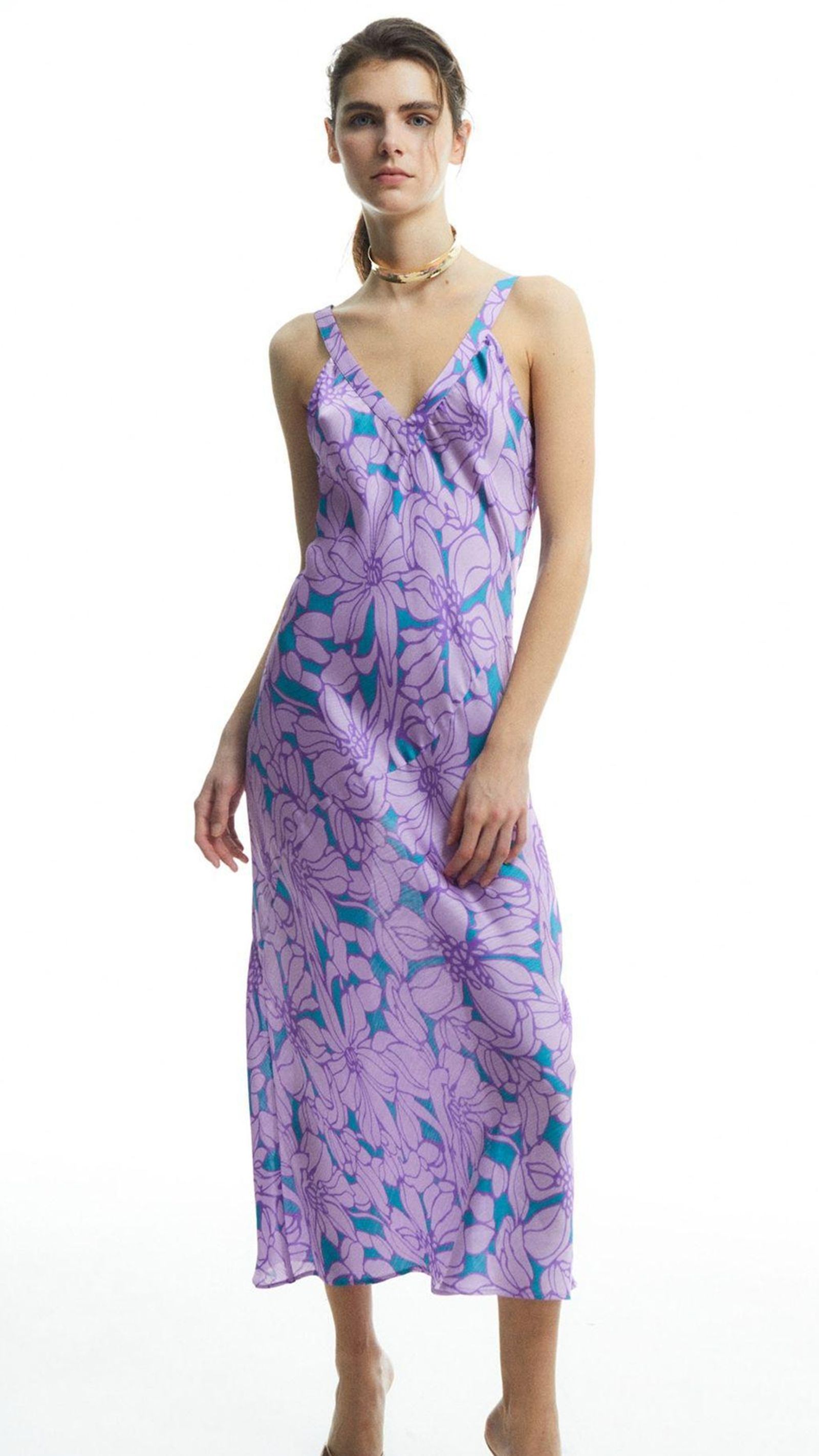 Vestido estampado de Sfera.