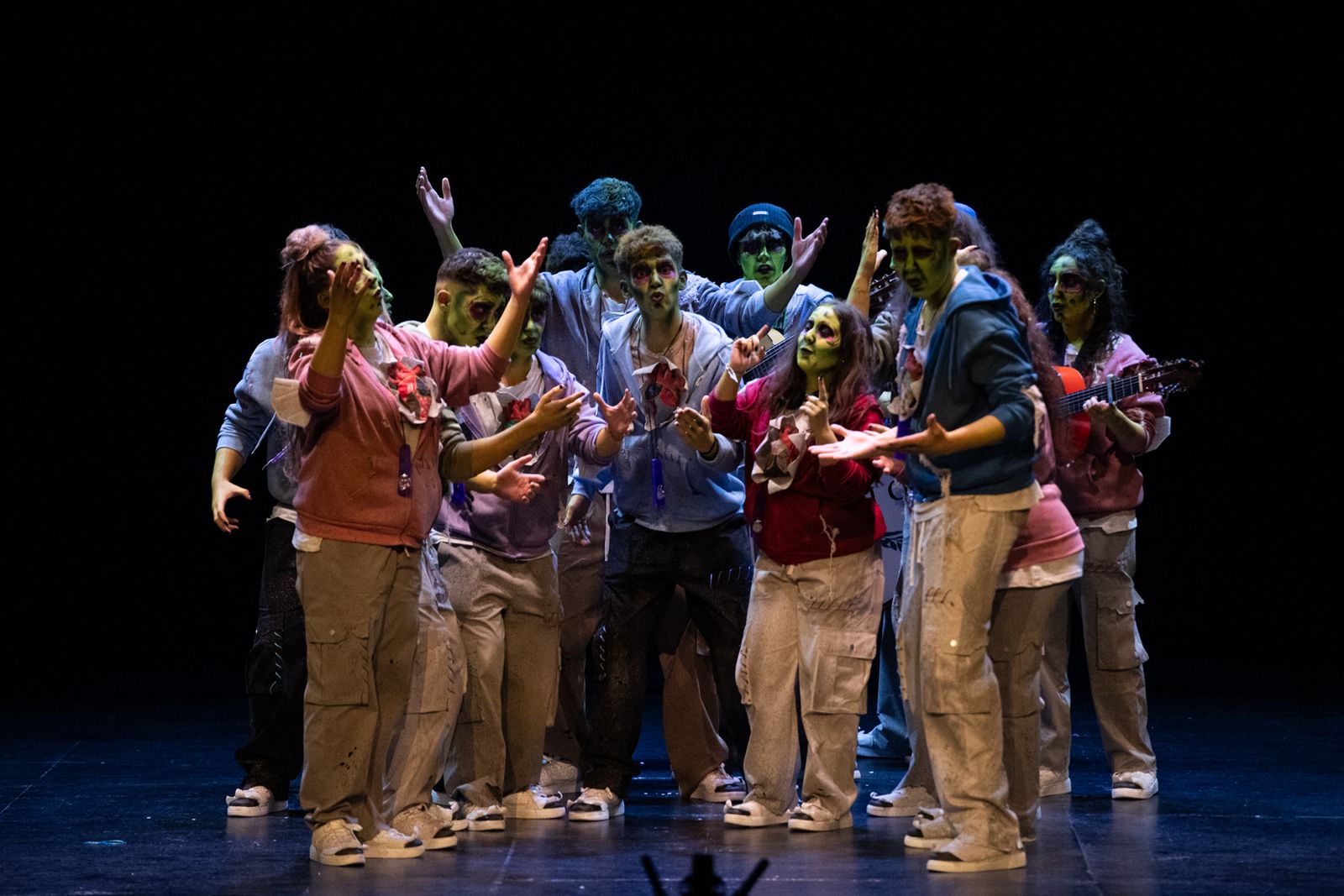 La comparsa 'Generación Z', una de las participantes en la primera sesión de juveniles.