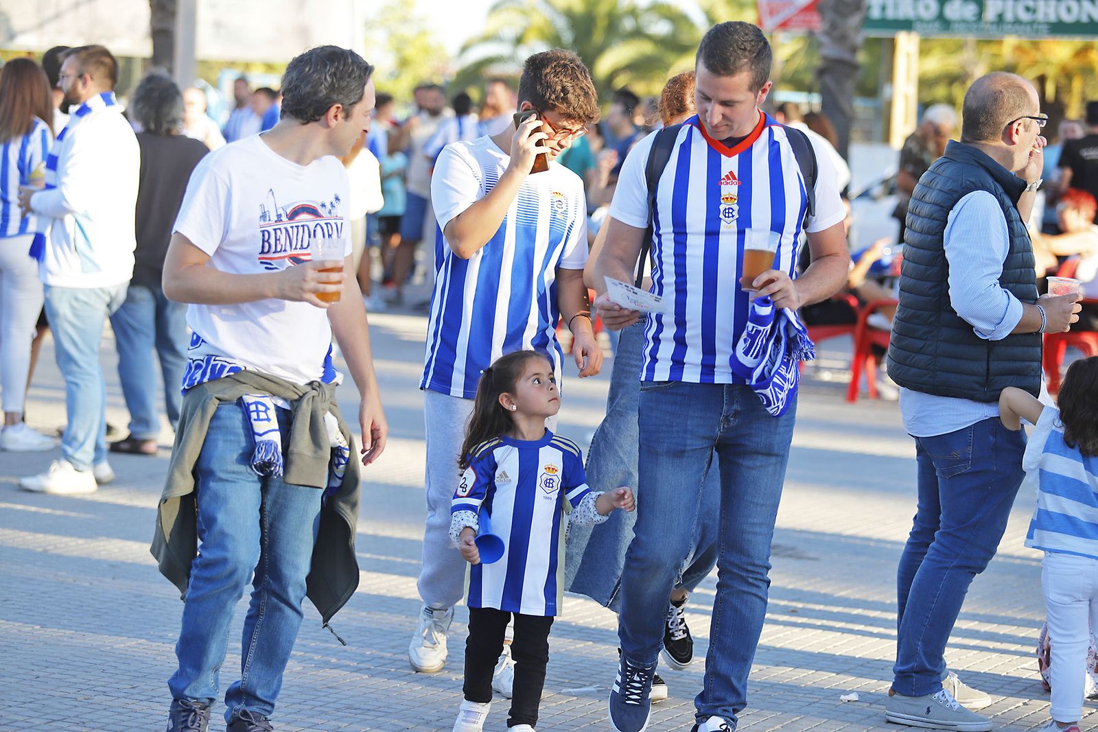 Imágenes del ambiente en el encuentro entre el Recreativo de Huelva y el CD Castellón