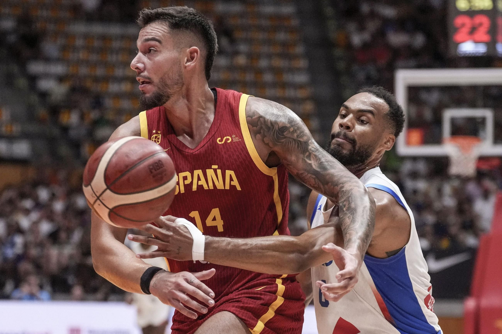 Las fotos del España - Francia de baloncesto