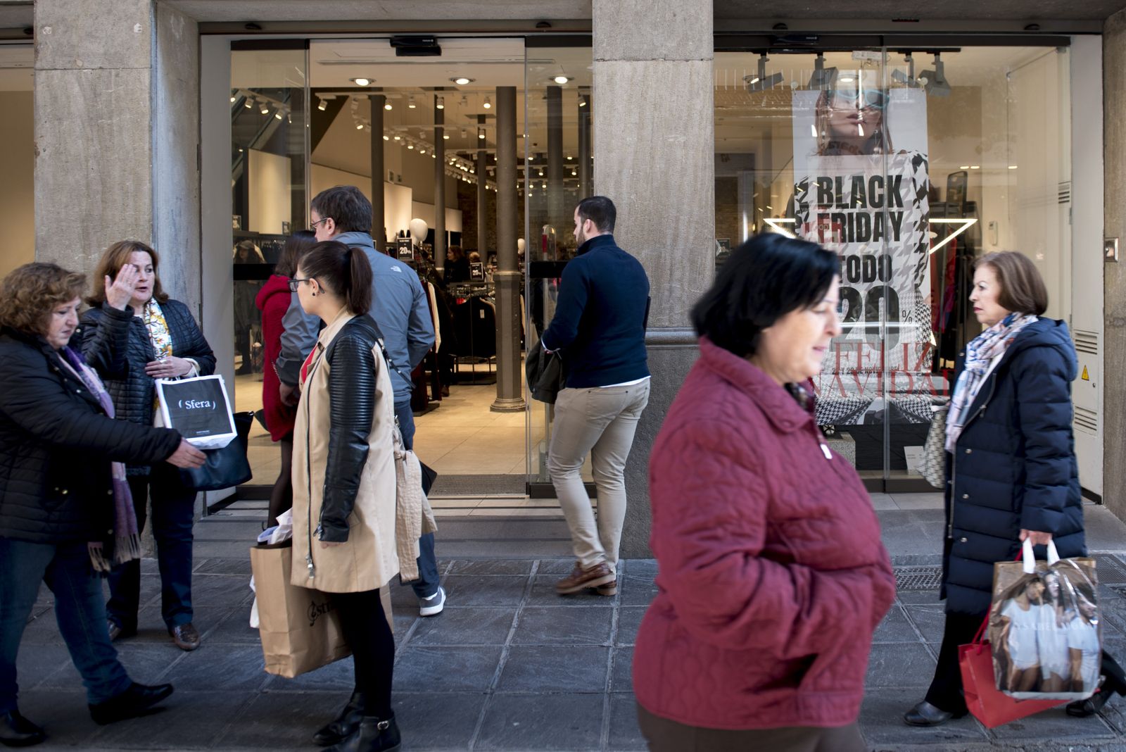 Las fotos del Black Friday en Granada