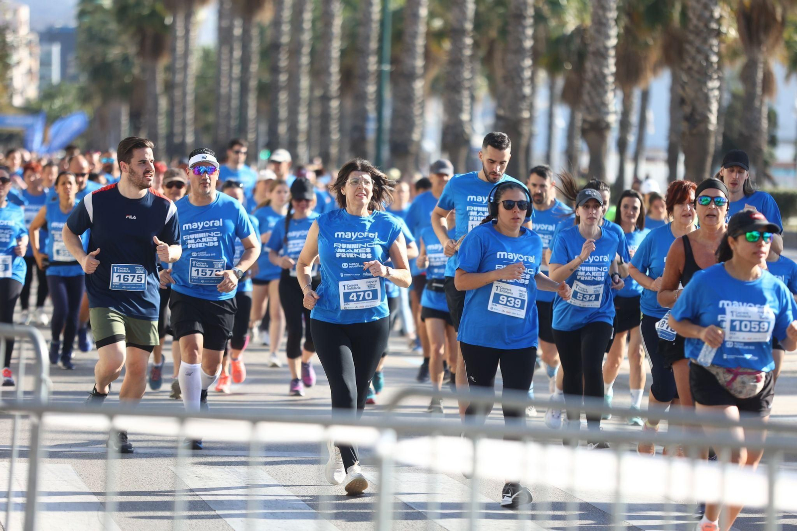 Las mejores fotos de la I Carrera Solidaria Mayoral de Málaga