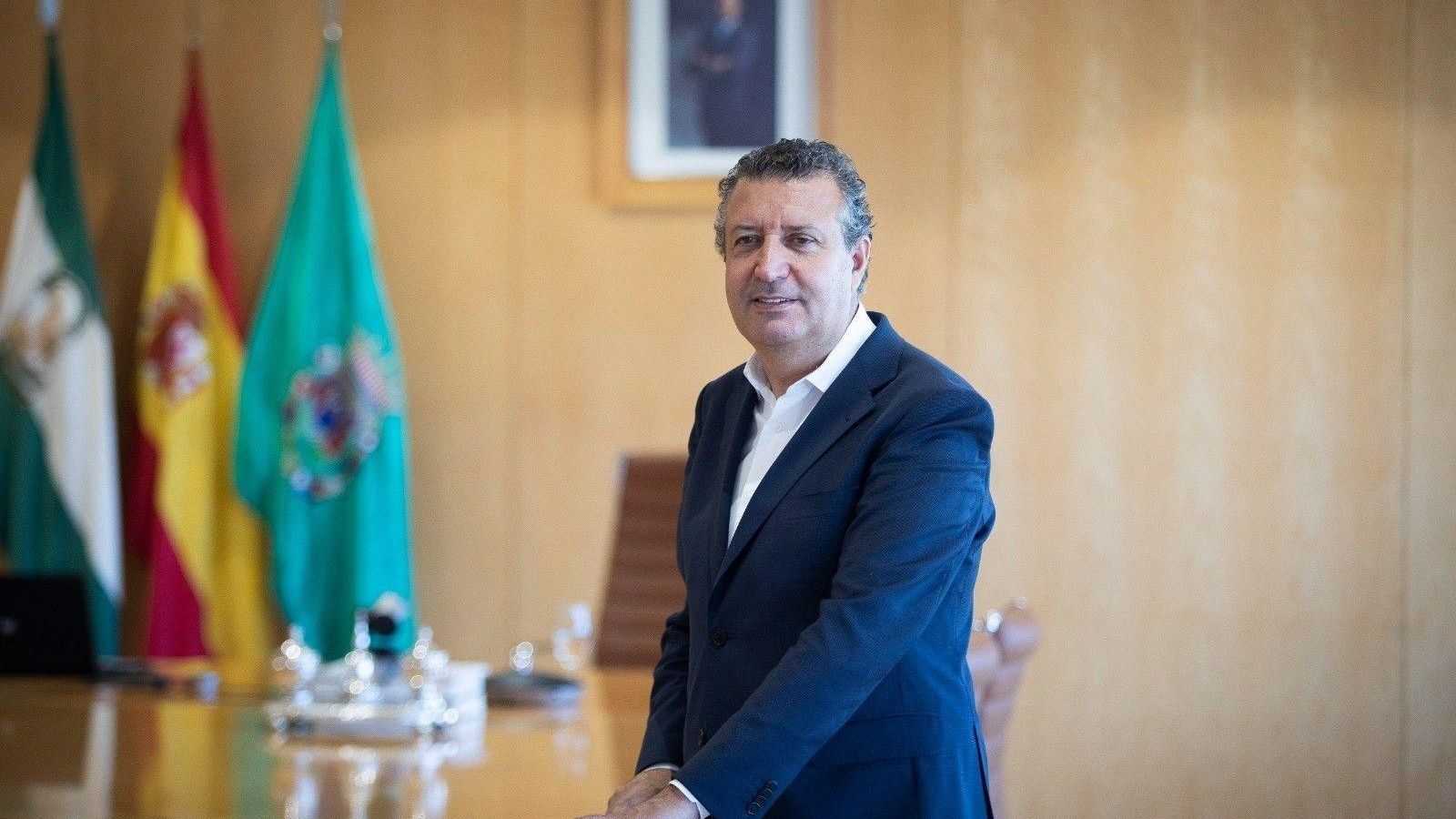 Javier Fernández, presidente de la Diputación de Sevilla.
