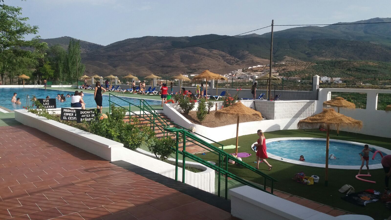 Usuarios en las jornadas de puertas abiertas que se celebraron este viernes.